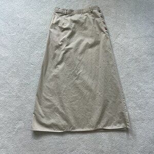 Talbots Tan Long Skirt